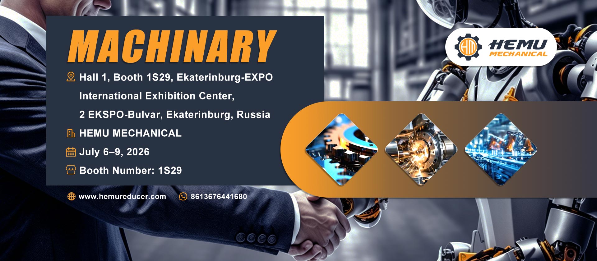 HEMU Mechanical zaprezentuje rozwiązania w zakresie skrzyń biegów i silników przekładniowych na targach INNOPROM 2026 w Rosji